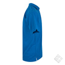 Poloskjorte Leopard, kornblå