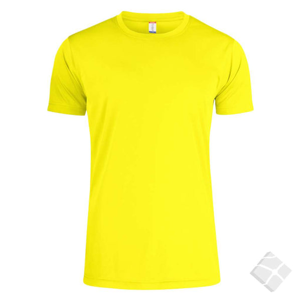 Active T-skjorte - Basic, yellow Vis.