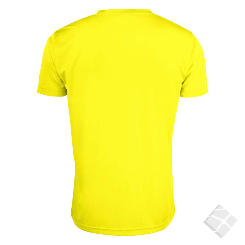 Active T-skjorte - Basic, yellow Vis.