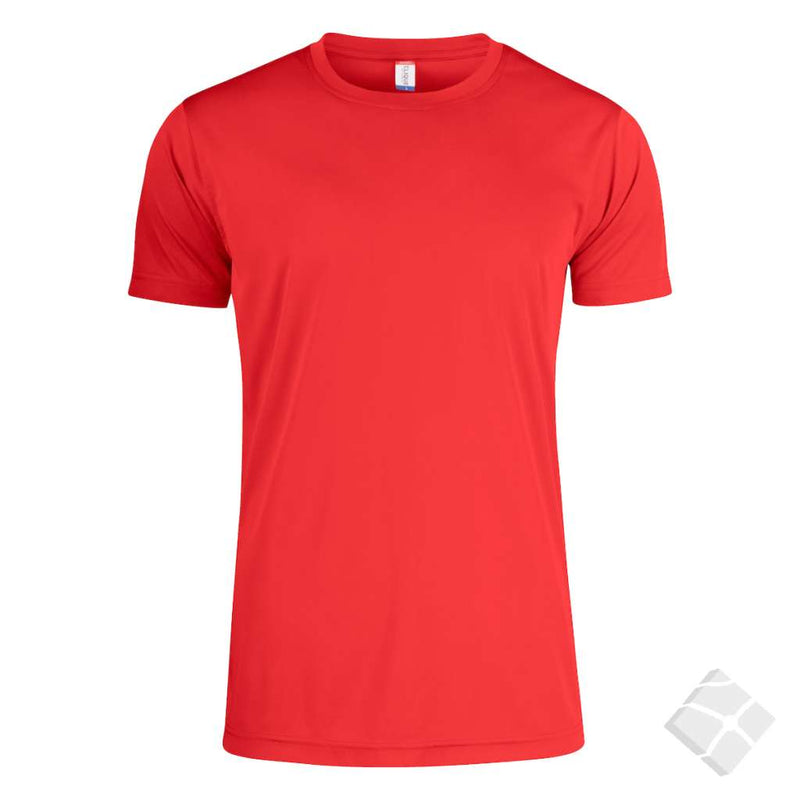 Active T-skjorte - Basic, rød
