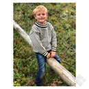 Islender genser - hvit/sort