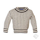 Islender genser - hvit/sort