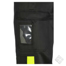 Arbeidsbukse med refleks - PURE, sort/safety gul
