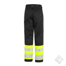 Arbeidsbukse med refleks - PURE, sort/safety gul