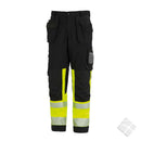 Arbeidsbukse Function i stretch High-Vis, KL.1