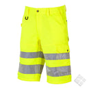 Synlighetsshorts med lårlomme, KL 2 , Safety gul