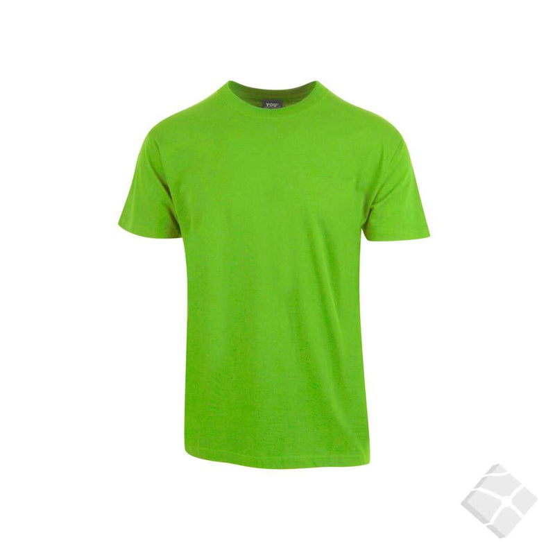 You klassisk t-skjorte B, limegrønn