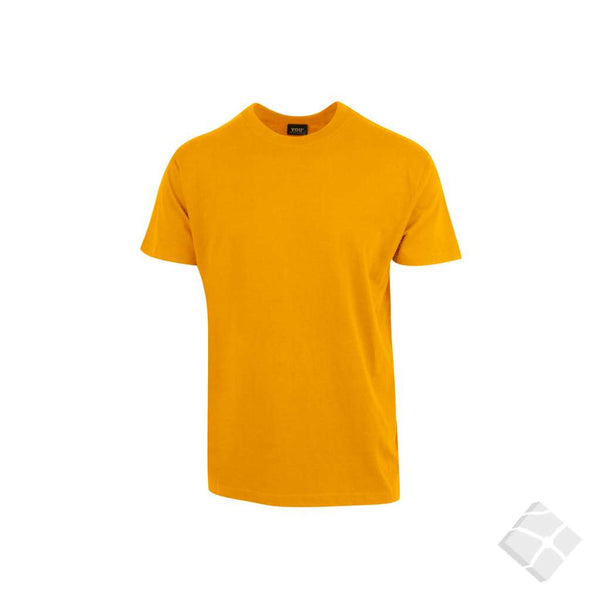 You klassisk t-skjorte B, gul
