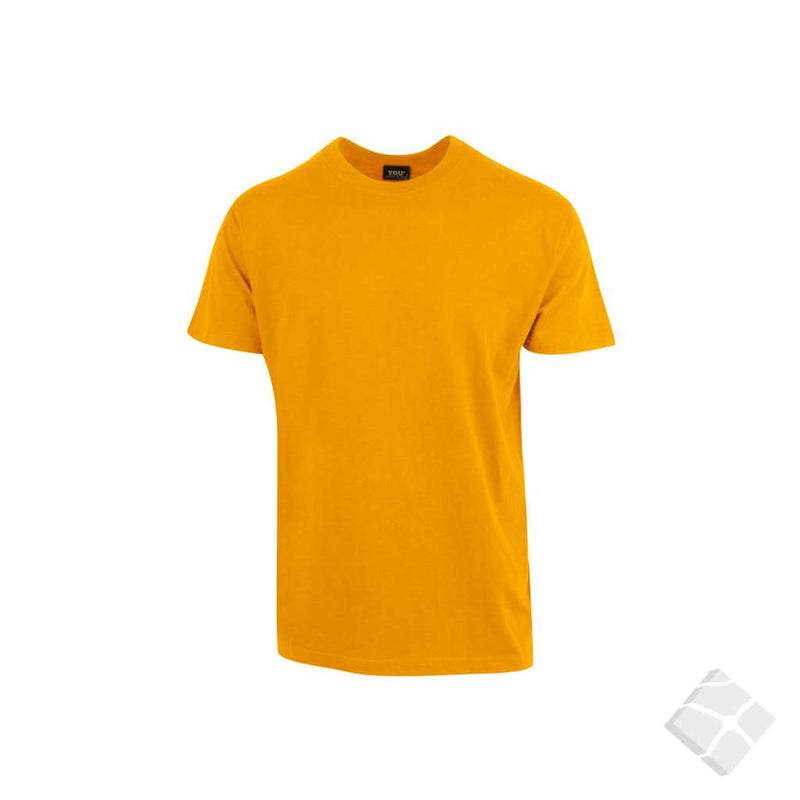 You klassisk t-skjorte B, gul