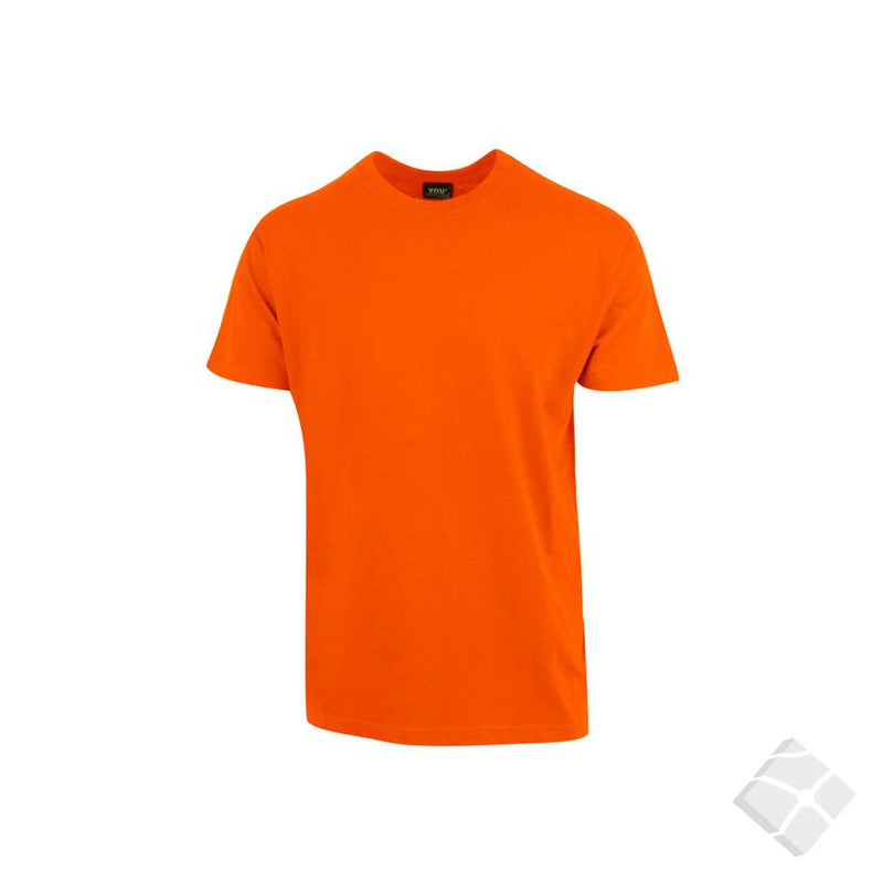 You klassisk t-skjorte B, orange