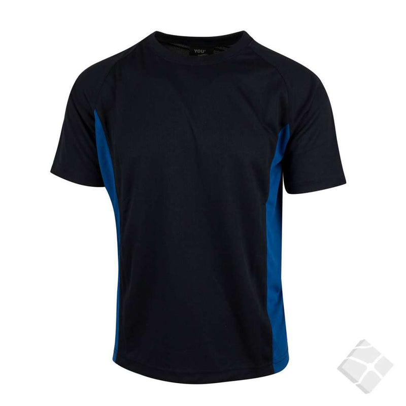 T-skjorte ProDry Wembley B, marine/kornblå