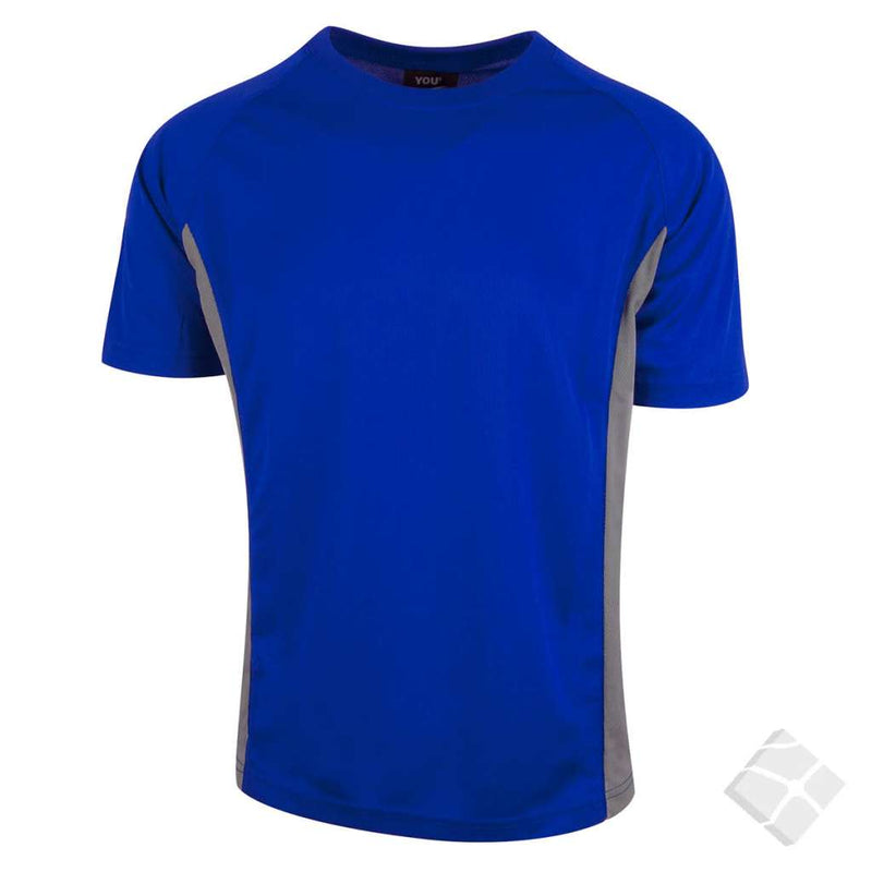 T-skjorte ProDry Wembley B, kornblå/grå