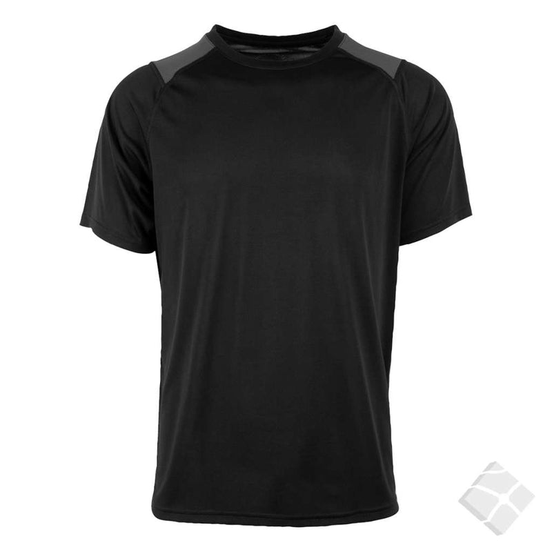 T-skjorte kontrast - Universal , sort