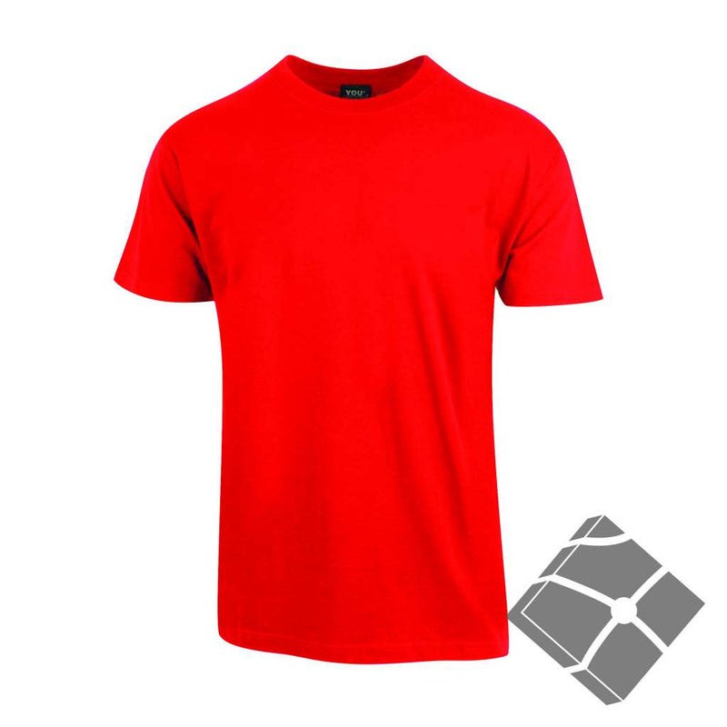 You klassisk t-skjorte, rød