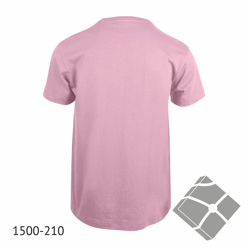 25 stk T-skjorte med bryst logo, rosa