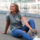 You klassisk t-skjorte, kornblå