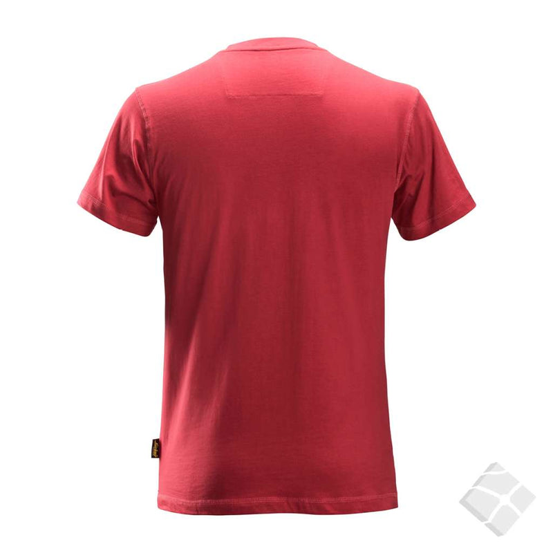 Snickers klassisk t-skjorte, Chilli red