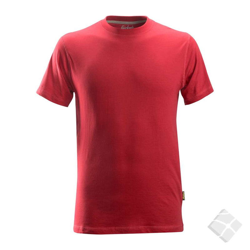 Snickers klassisk t-skjorte, Chilli red