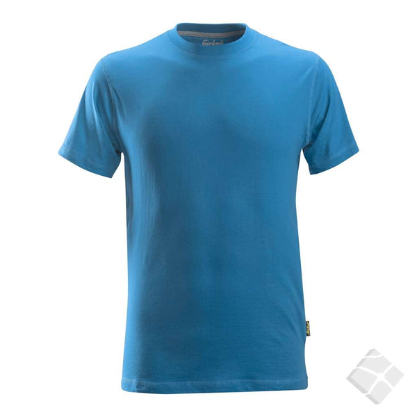 Snickers klassisk t-skjorte, Ocean blue