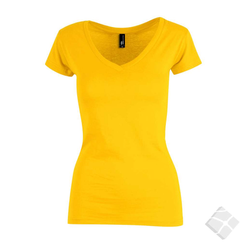 T-skjorte dame Tenerife, gul