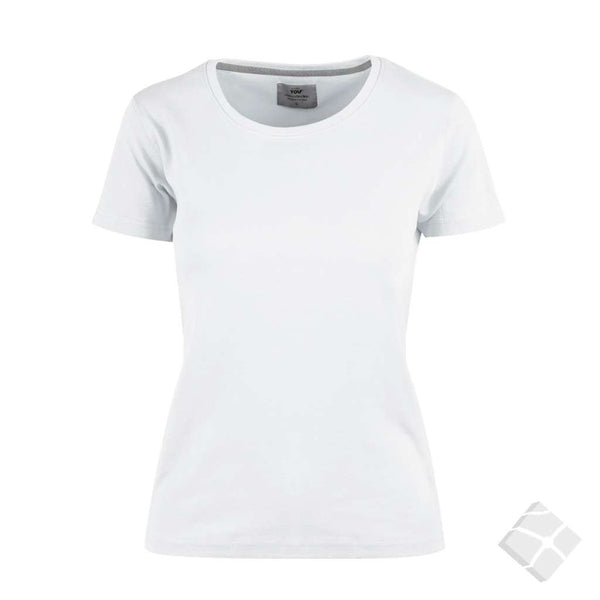 T-skjorte Interlock - Andorra, hvit