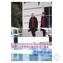 Vattert parkas, sort