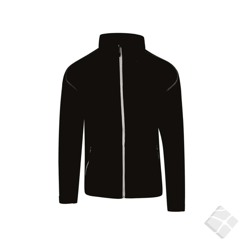 Microfleece jakke Gausta B, sort/hvit