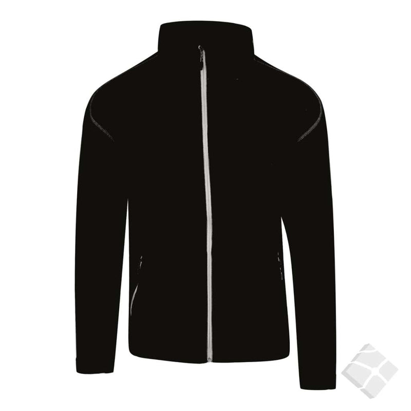 Microfleece jakke Gausta, sort/grå