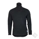 Ullfrottè trøye halfzip - Vidda, sort