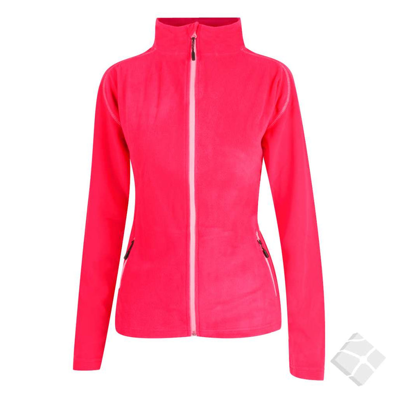 Microfleece jakke til dame Rondane, raspberry/rosa