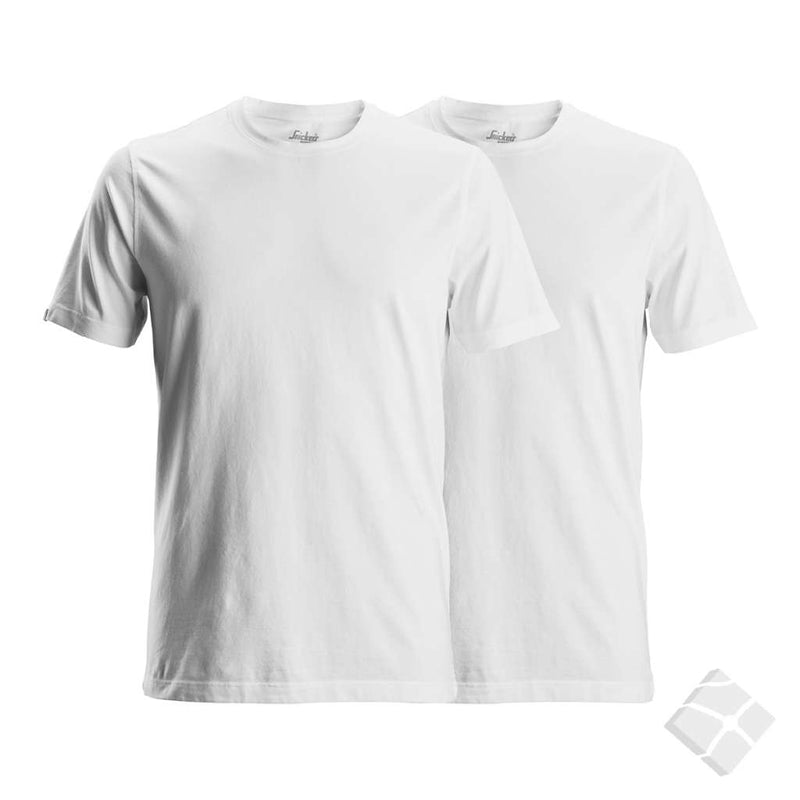 2-pakning Snickers t-skjorte, hvit