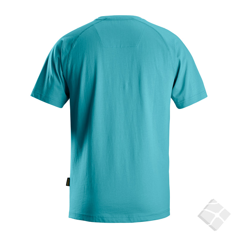 Snickers T-skjorte logo, aqua blå