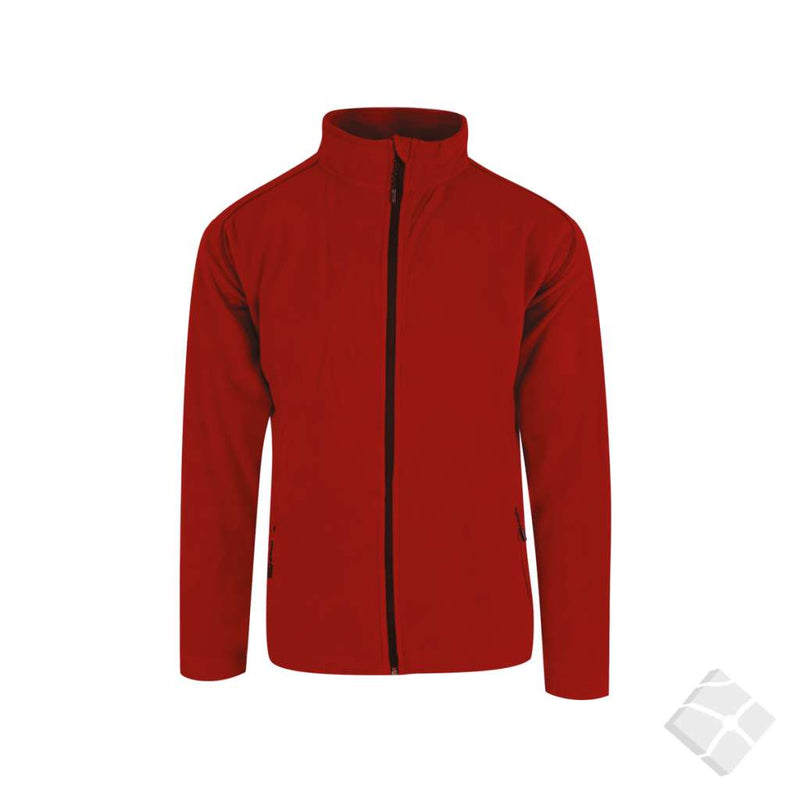Microfleece jakke Gausta B, mørk rød