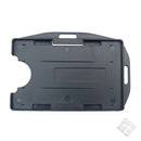 Kortholder dobbel, sort