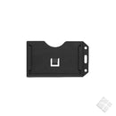 Kortholder 2 kort uskyv, sort