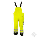 Regnbukse HIghVis PU, safety gul/marine