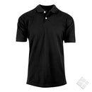 Klassisk poloskjorte Milano, sort