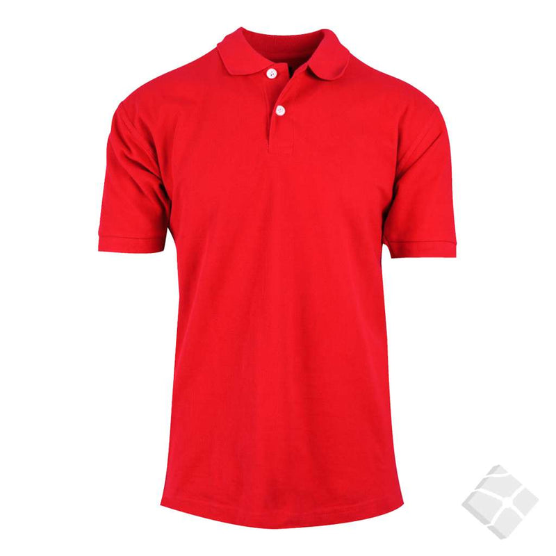 Klassisk poloskjorte Milano, rød