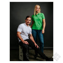 Klassisk poloskjorte Milano, hvit