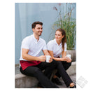 Klassisk poloskjorte Milano, hvit