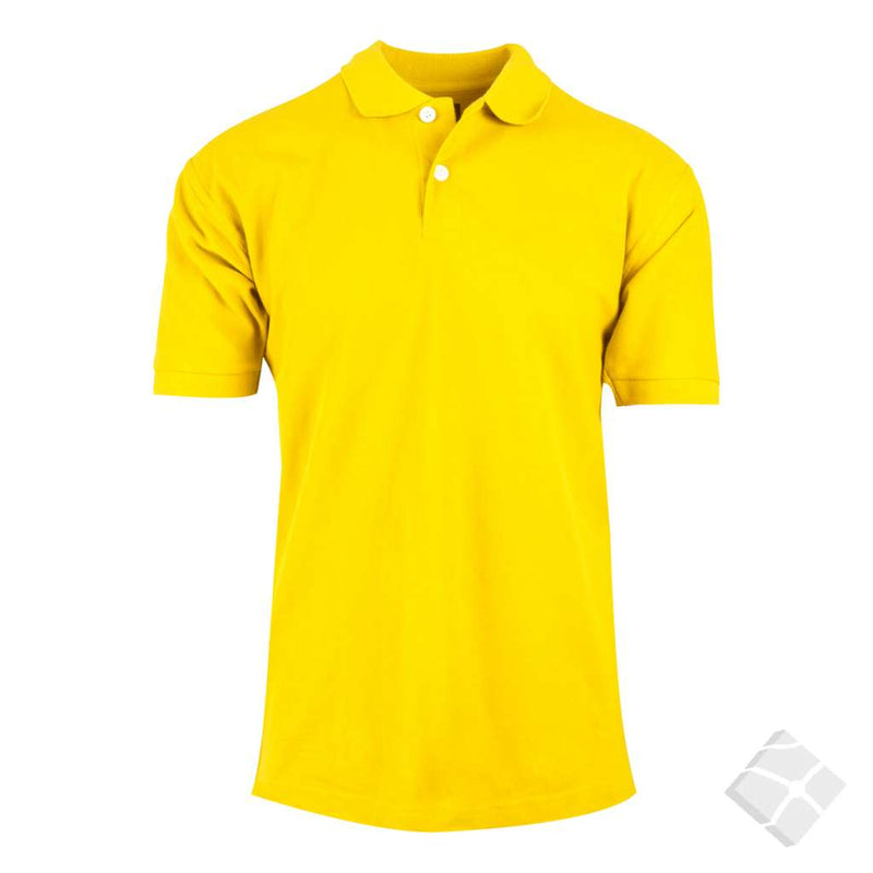 Klassisk poloskjorte Milano, gul