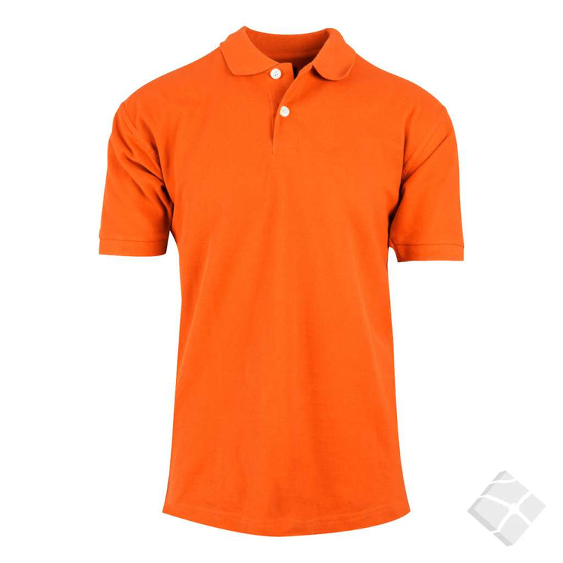 Klassisk poloskjorte Milano, orange