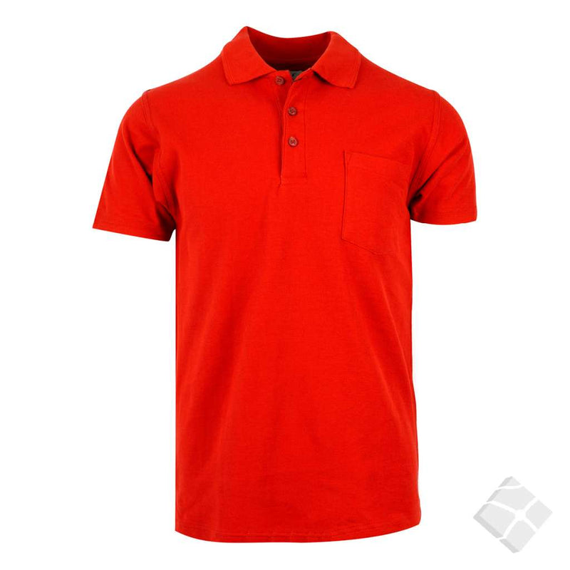 Poloskjorte Lyon, rød