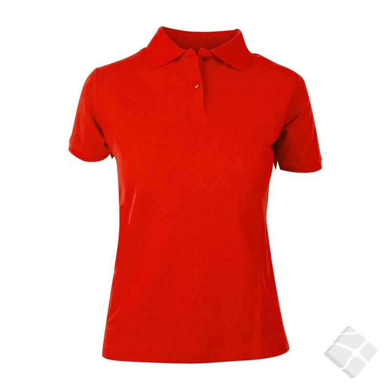 Poloskjorte dame Carinda, rød