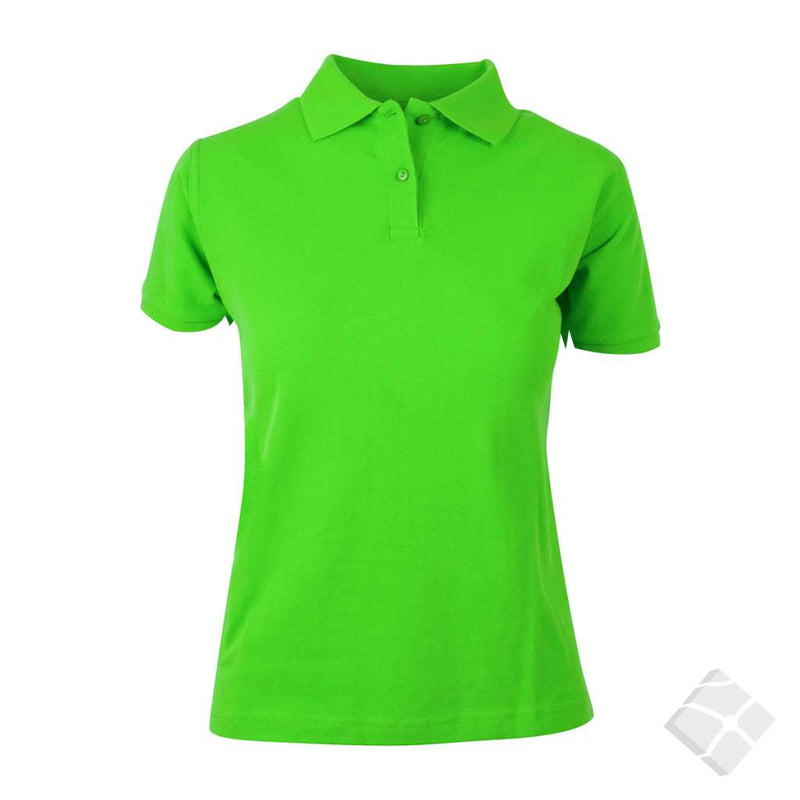 Poloskjorte dame Carinda, limegrønn