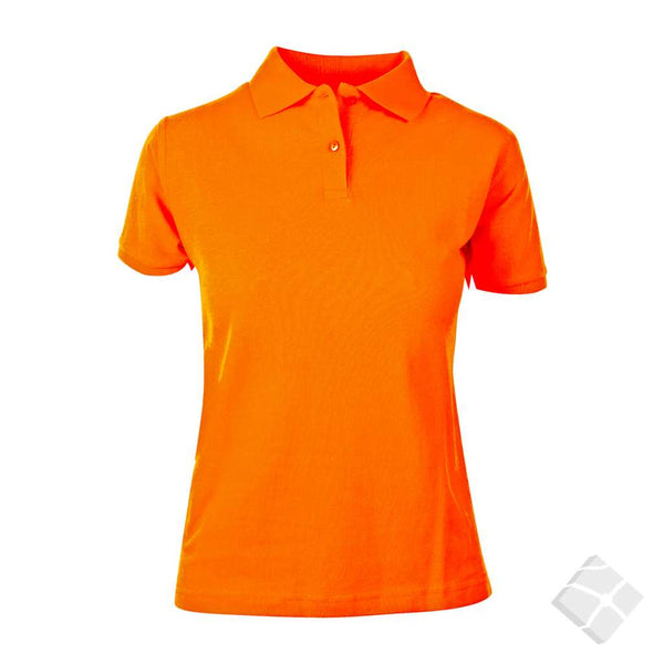 Poloskjorte dame Carinda, safety orange