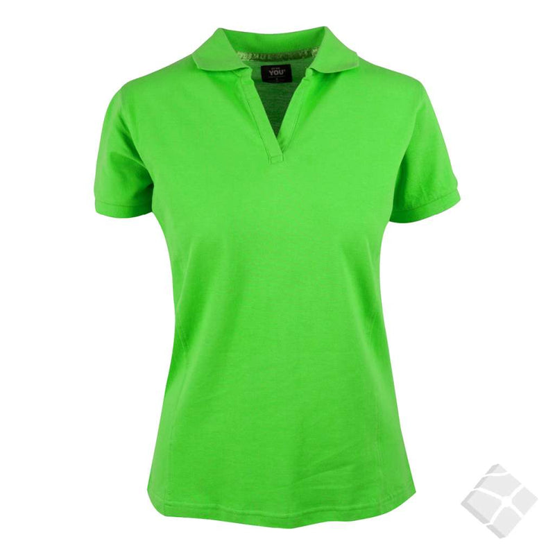Poloskjorte dame Vicenza, limegrønn