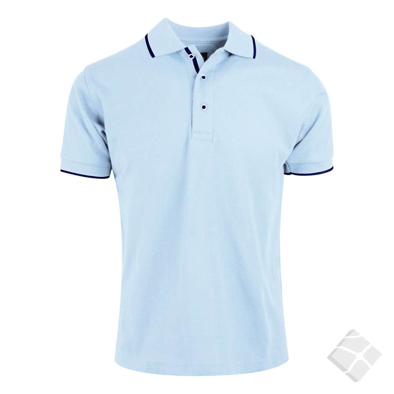 Poloskjorte i unisex Benidorm, lys blå