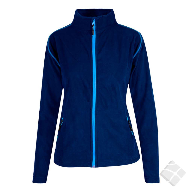 Microfleece jakke til dame Rondane, kongeblå/kornblå