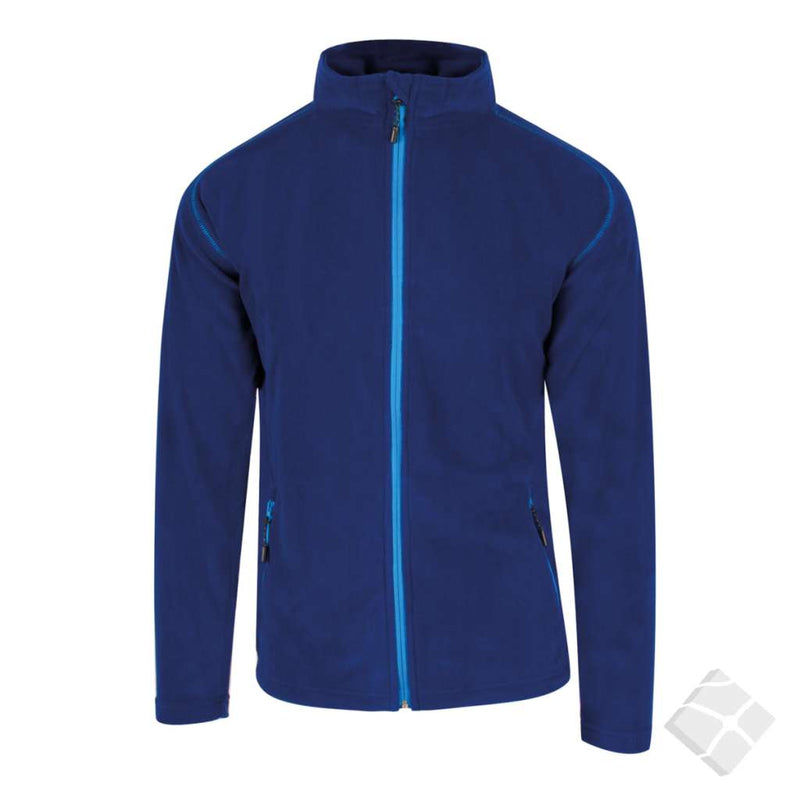 Microfleece jakke Gausta B, kongeblå/kornblå